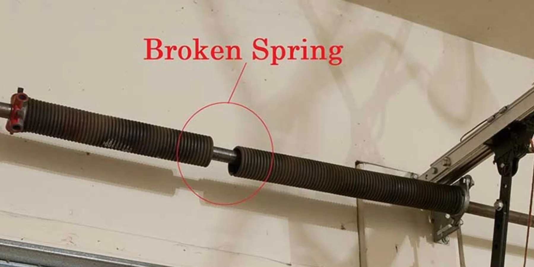 How to Open Garage Door with Broken Spring